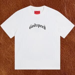 Men's White Short Sleeve Godspeed